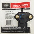 Genuine Motorcraft Fuel Injection Pressure Sensor Cm-5229 Oem Ford 3f2z-9g756-ac
