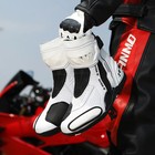 Men s Breathable Summer Motorcycle Short Riding Boots Protective Heel Shoes