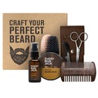 Essential Beard Care Kit For Men - Sandalwood Teak Grooming Gift Set  Softens  
