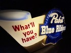 Pabst Blue Ribbon Antique  what ll You Have   Lighted Bar Sign