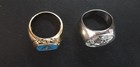 Vintage Masonic  Ring Lot Of 2