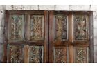 Hand Carved Door Panels Rustic Wood Double Door Farmhouse Sliding Barn Doors 80