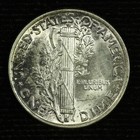 Mercury Silver Dime  1941 P Choice Brillant Uncirculated  Lot 9049-90-031