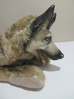 21  Large Vtg 1960s Rubber Face German Shepherd Plush Mochair Rin Tin Tin Clean