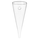  Glass Wall Hanging Vase  Clear Cone Shape Plant Vase Succulent Planter For 
