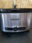 Kitchenaid 6-quart Slow Cooker With Glass Lid Ksc6223ss Stainless Steel