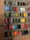 Lot Dmc   Embroidery Floss 550   Cards 4 Large   2 Small Organizers Smoke Free