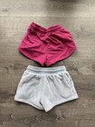 Athleta Girl Shorts Bundle Size 7 Pink Fuzzy Blue