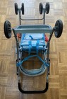 Joovy Caboose Baby Doll Stroller Dot Blue  gently Used    as Is  Won   t Fold Flat