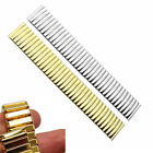 12 - 22 Mm Stretch Expansion Stainless Steel Watch Band Strap Bracelet Gold Usa