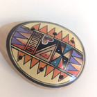 Ocarina Pottery Whistle Clay Flute Hand Made Painted Musical Peru Small Gift