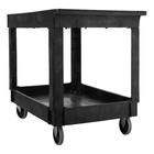 Rubbermaid Commercial Fg9t6700bla Utility Cart With Deep Lipped Plastic