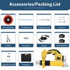 Electric Cordless Grease Gun 8000 Psi 2x 5 5ah Battery For Makita Us Charger Led