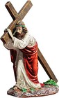 Dreamseden 4 7 Inch Small Jesus Cross Statue Religious Figure Little Carrying 
