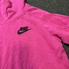 Nwt Nike Hot Pink Mock Neck Sweatshirt Sz Xl Youth Comfy Athleisure Stretch