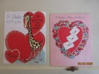 Lot Of 13 Vintage Used Valentine Day Greeting Cards Mixed Lot A Few School Cards