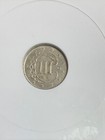 Anacs Au50 Three Cent Silver Very Popular Date Nice Luster
