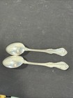 Set 2 International  joan Of Arc  Sterling Silver Spoons 59 Grams
