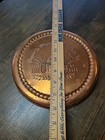 Vintage Copper Plate  home Is Where The Heart Is  Round Jello Mold Wall Hanger