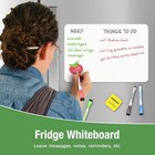 Magnetic Dry Erase Board  Small Fridge Whiteboard  Flexible Refrigera   