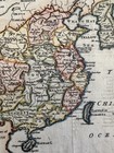 China Chine Asia Korea 1772 Kitchin Decorative Hand Colored Miniature Map