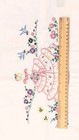 Vtg Embroidered Pillowcase Pair Of Pillowcases Southern Belle Ball Lady Flowers