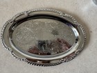 Vintage Irvinware Chrome Creamer sugar Bowl Set  Matching Tray   Platter