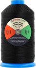 Heavy Duty Black Bonded Nylon Thread  92 1100 Yards Leather Canvas Upholstery