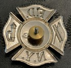 Fire Department Of New York Fdny Badge Obsolete -  3808 - Screw Attachment