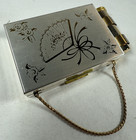 Vintage Zell 5th Fifth Avenue Makeup Compact  Lipstick  Cigarette Case Carryall