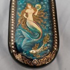 Genuine  Signed Vintage Russian Lacquer Box Palekh Or Feodoskino Nude Mermaid 