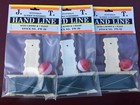 3 Vintage 50    Fishing Handlines Includes Hooks Float Pier Dock Crab Hand Line