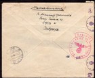 1219 Bulgaria To Netherlands Registered Censored Cover 1943 Sofia - Velp