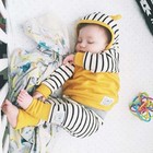 2pcs Newborn Infant Baby Boy Girls Outfits Hooded Tops pants Kids Clothes Set