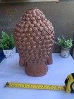 Latex Rubber Mold Ykm-l5109 Large Bust Of A Buddha H  11    Concrete Made In Usa