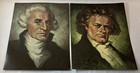 1966 Lot Of 19 Bowmar 16x20 Classical Composer Cardstock Prints