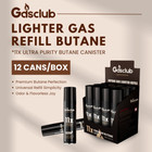 24 Cans 11x Refined Butane Lighter Gas Fuel Refill 300ml High Purity Premium