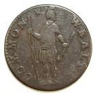 1788 Colonial Massachusetts Half Penny        With Period       great For Sets 276