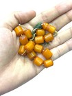 Antique Butterscotch Amber Bakelite Prayer Beads Tesbih 23g