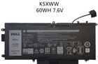 Genuine New K5xww 60wh Battery For Dell Latitude 7390 2-in-1 7389 7389 2-in-1
