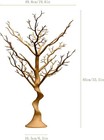 Artificial Decoration Centerpiece 34  Branch Tree Life-like Life-size  gold 