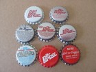 8 Dif Nos Dr Pepper Soda Bottle Caps All Unused  Plastic Lined Caps Unused