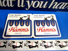 Hamm s Beer bear 2018 Pack Of  20 Cardboard Coasters   20 Bear Stickers