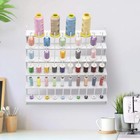 Thread Rack For 60 Spools Or 30 Cones Wall Mounted Large Thread Holder With Long