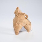 Ancient Chinese Neolithic Longshan Pottery Human Form Tripod Ewer Jug 3000 Bce