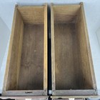 Treadle Sewing Machine Cabinet Wood Drawers 4 Vintage 12 5  L X 4 5 h X 5  Face