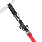 - Made In Usa - Heavy Duty Ratchet Tie Down Straps With Carabiner Hooks  Soft   