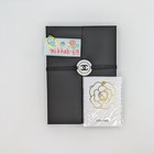 Chanel Vip Gift Set Camellia Gold Bookmark   La Collection Sticky Notes   Pencil