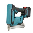 Portable Brushless Cordless Brad Nailer Straight Finish Nail Gun W  2 Battery