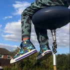 Boys Light Up Shoes Toddler Canvas Sneakers Kids High Top Fashion Shoe  Dinos   